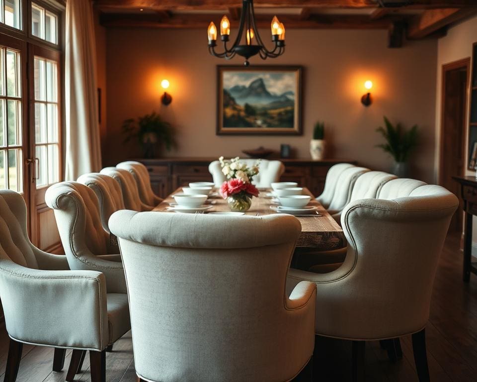 Hoe kies je comfortabele eetkamerstoelen?