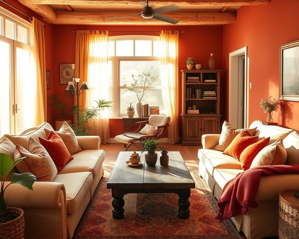 Hoe kies je kleuren die warmte brengen in huis?