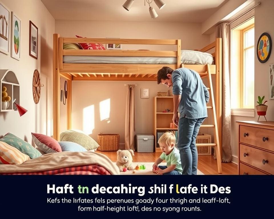 Hoe veilig is een halfhoogslaper voor jonge kinderen?