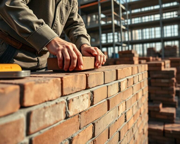 Hoe werkt een metselaar aan stevige constructies?