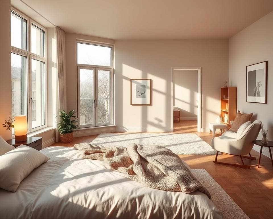 Wat helpt bij het creëren van rust in de slaapkamer?