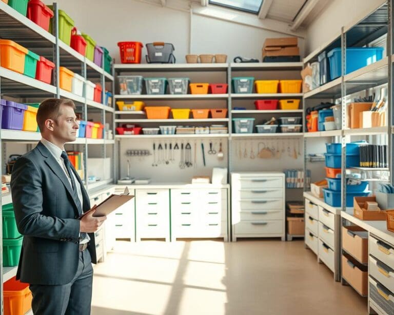 Wat helpt bij het organiseren van opbergruimte?