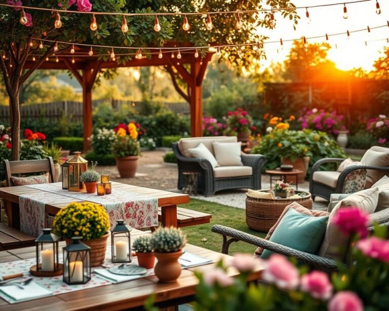 Welke tuinaccessoires maken buiten zitten gezelliger?