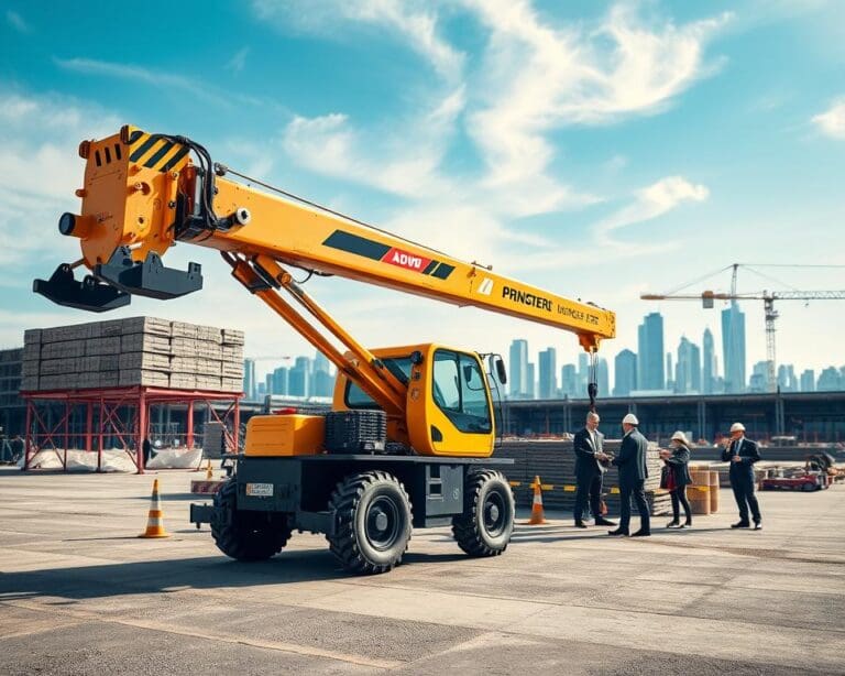 Hoe biedt een minikraan met hoge hefkracht uitkomst op locatie?