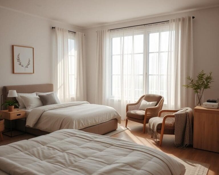 Hoe richt je een slaapkamer rustig en functioneel in?