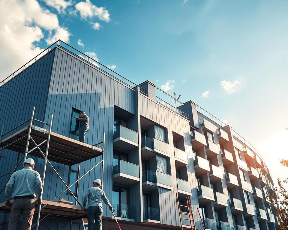 Hoe werkt gevelrenovatie met dak- en wandbeplating?