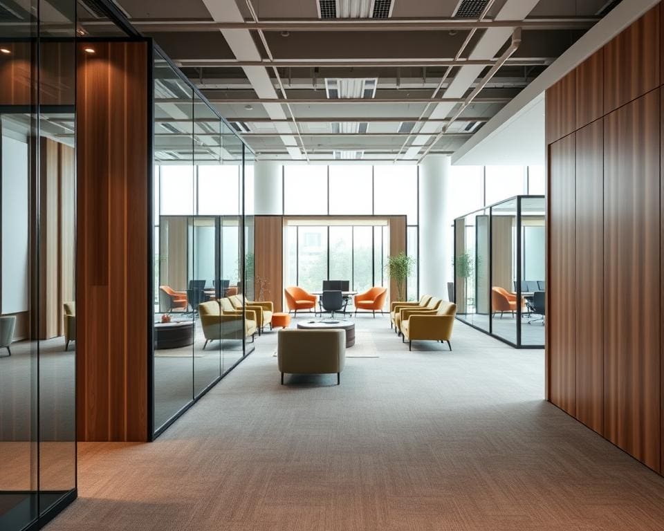 Mobiele wanden voor flexibele ruimtes