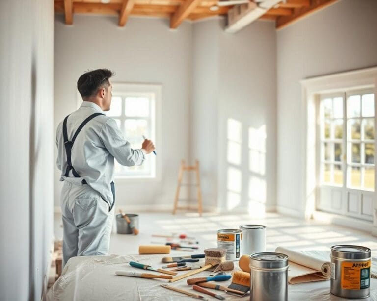 Wanneer is een schilderbedrijf nodig bij oplevering?