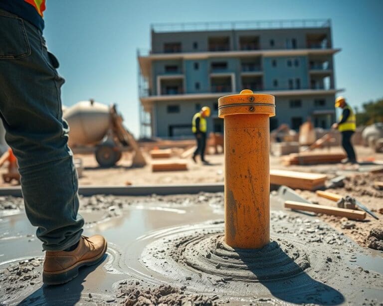 Wat doet een trilnaald bij betonstorten?