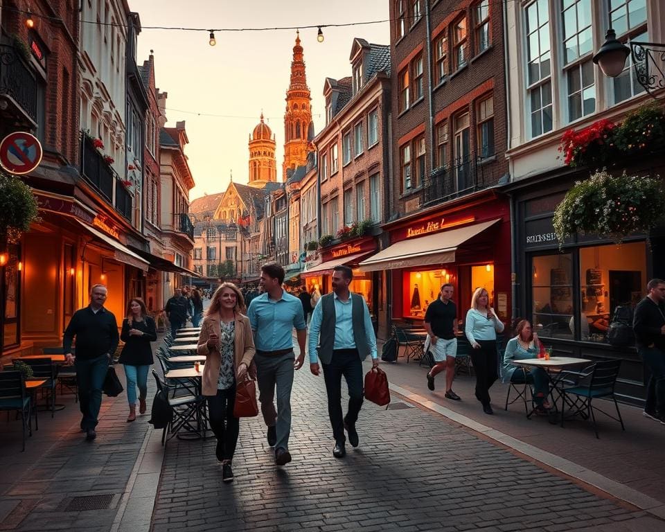 Wat maakt het centrum van Breda zo sfeervol?