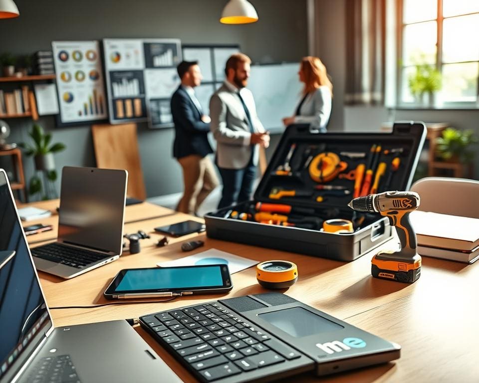 Wat maakt modern gereedschap cruciaal voor productiviteit?