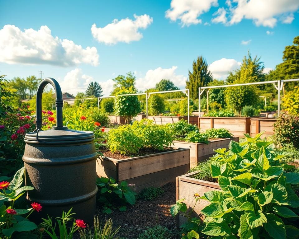 Duurzaam tuinieren met regenwateropvang
