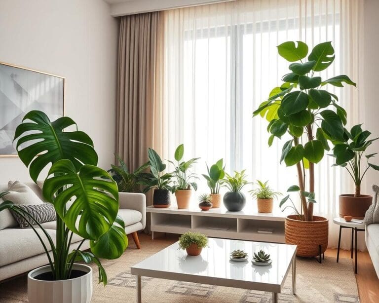 Welke planten passen in een moderne woonkamer?