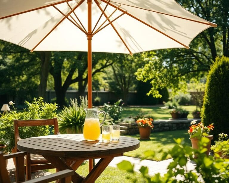 Hoe creëer je schaduw in de zomer?