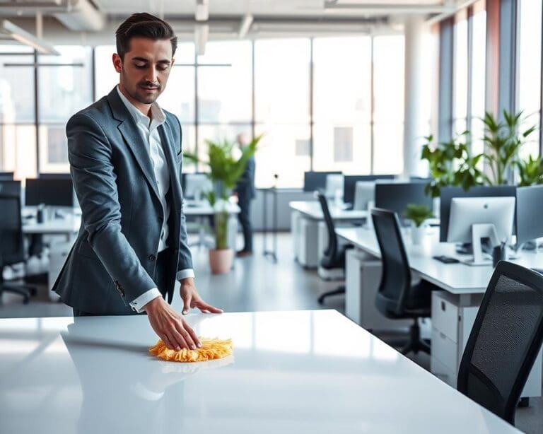 Hoe draagt professionele kantoor schoonmaak bij aan productiviteit?