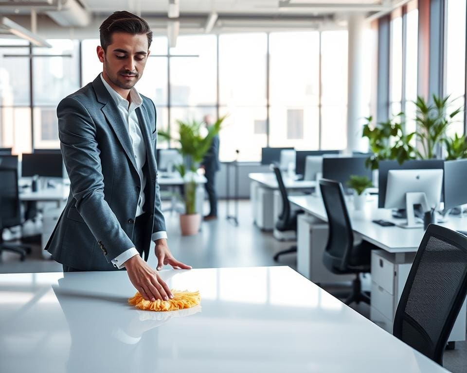 Hoe draagt professionele kantoor schoonmaak bij aan productiviteit?
