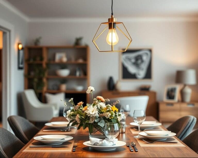 Hoe kies je een stijlvolle lamp voor boven de eettafel?