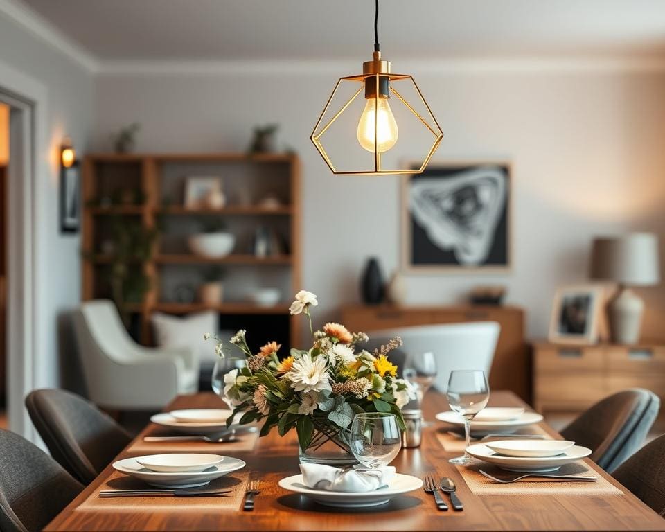 Hoe kies je een stijlvolle lamp voor boven de eettafel?