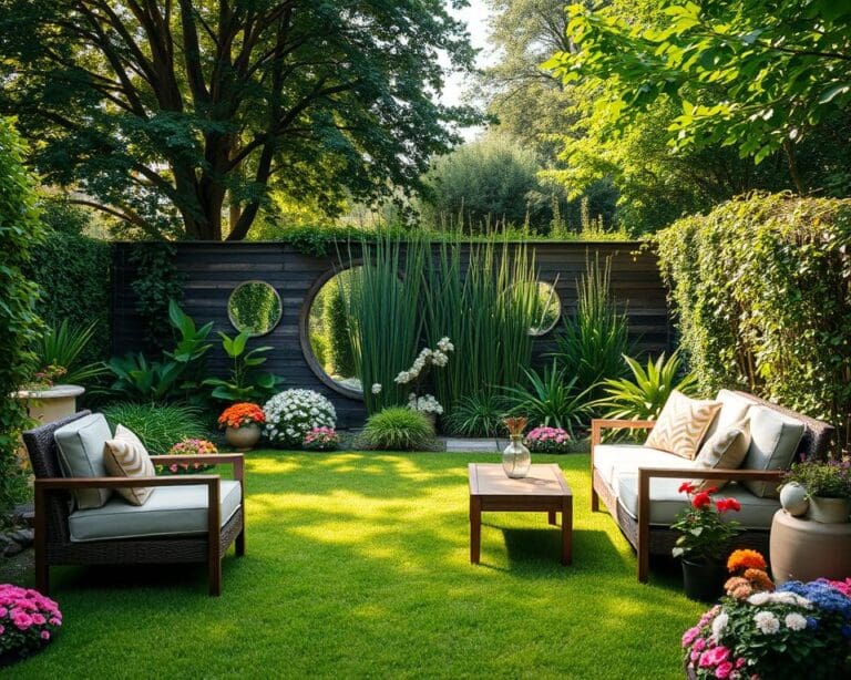 Hoe vergroot je optisch een kleine tuin?