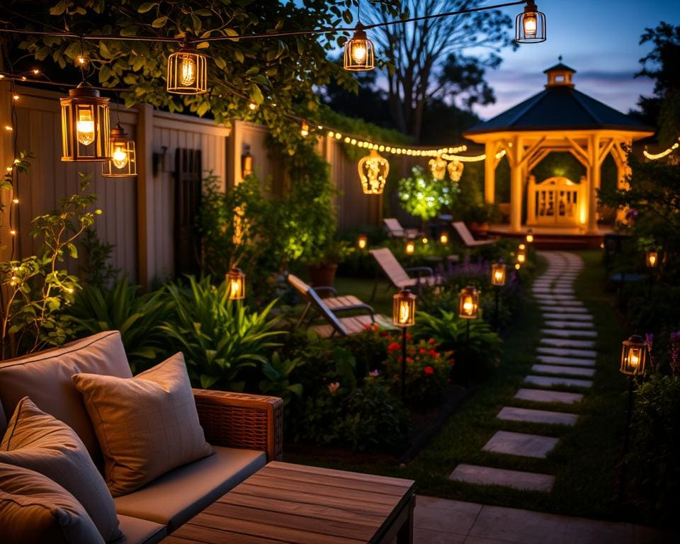 Welke verlichting past bij een sfeervolle tuin?