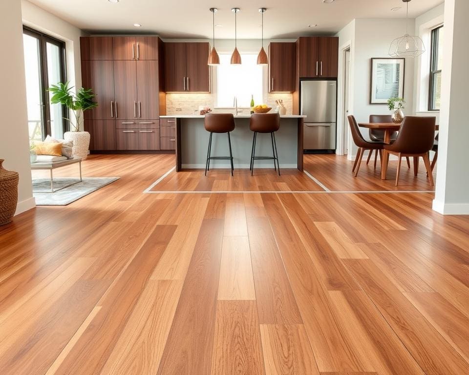 Welke vloer past het best bij een open keuken?