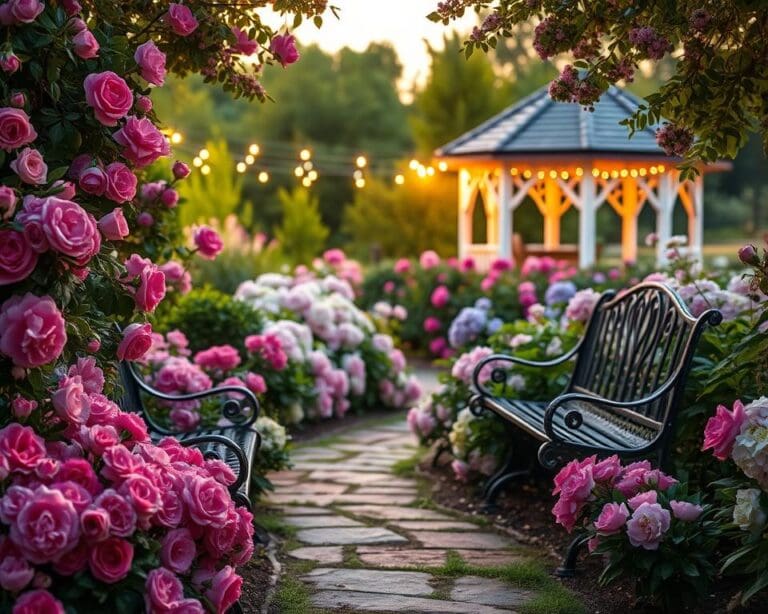 Hoe ontwerp je een romantische tuin?