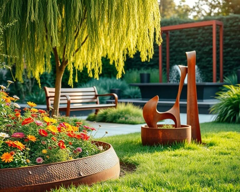 Waarom kiezen voor cortenstaal in de tuin?