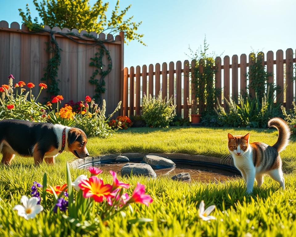 Wat maakt een tuin geschikt voor huisdieren?