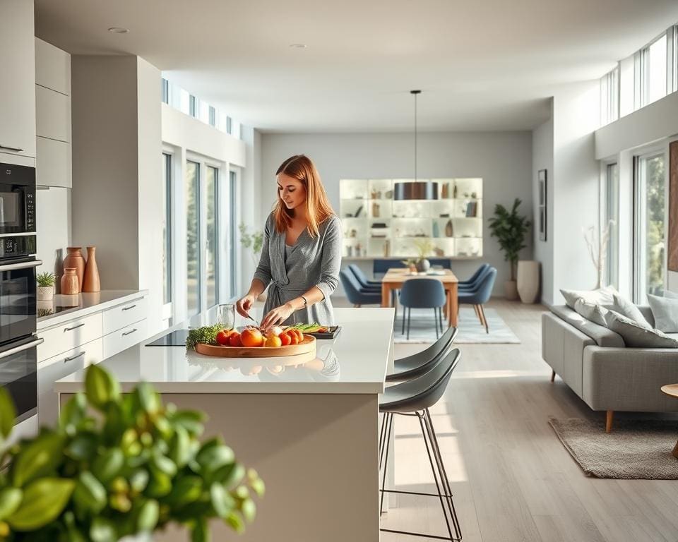 Wat zijn de voordelen van een open keuken?