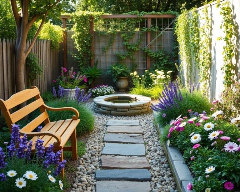 kleine tuin inrichten