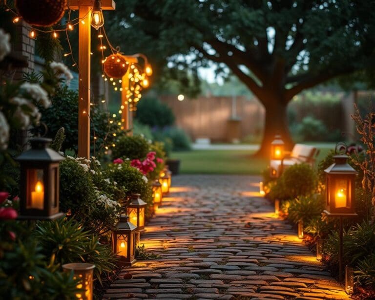 tuinpad verlichting