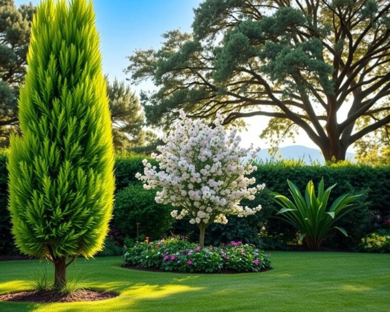 bomen kleine tuin
