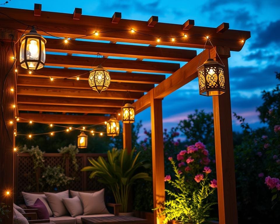 pergola verlichting