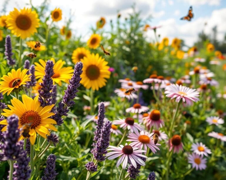 planten bijen en vlinders
