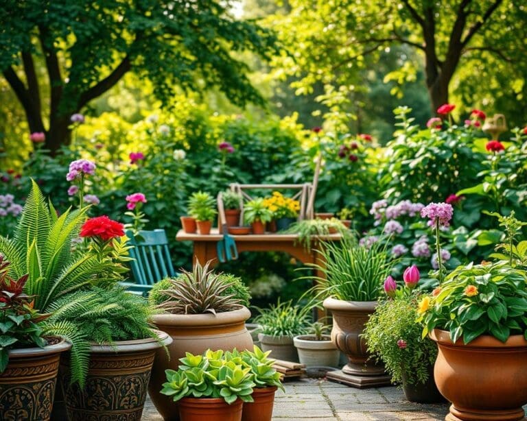 planten grote bloempotten
