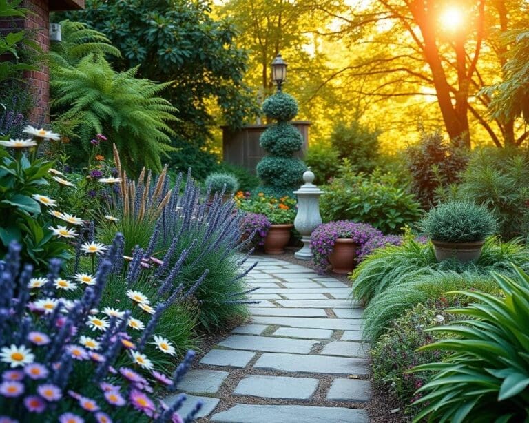 planten tuinpad