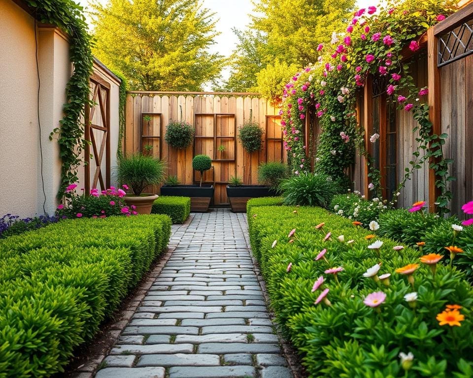 tuinontwerp smalle tuin