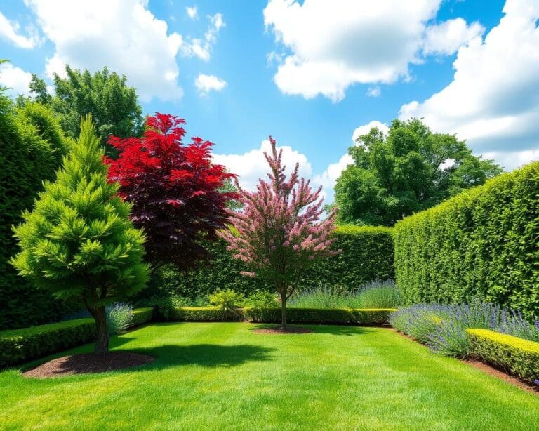bomen kleine tuin