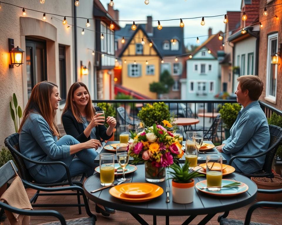 terras inrichten