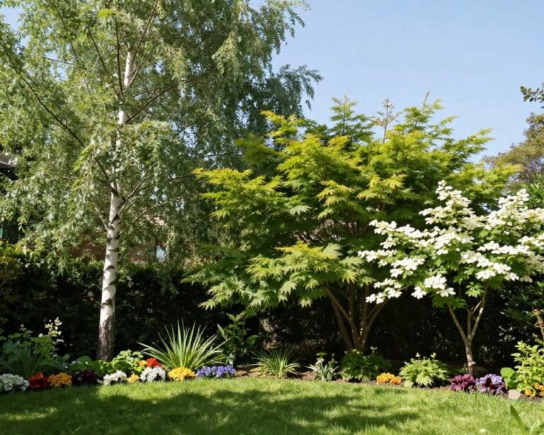 bomen kleine tuin