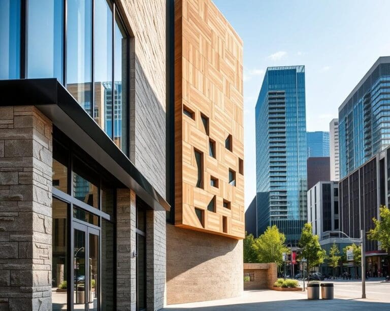 gevelmateriaal moderne architectuur