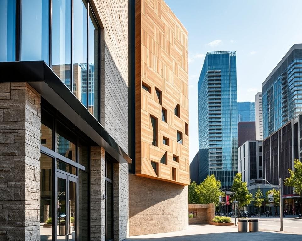 gevelmateriaal moderne architectuur