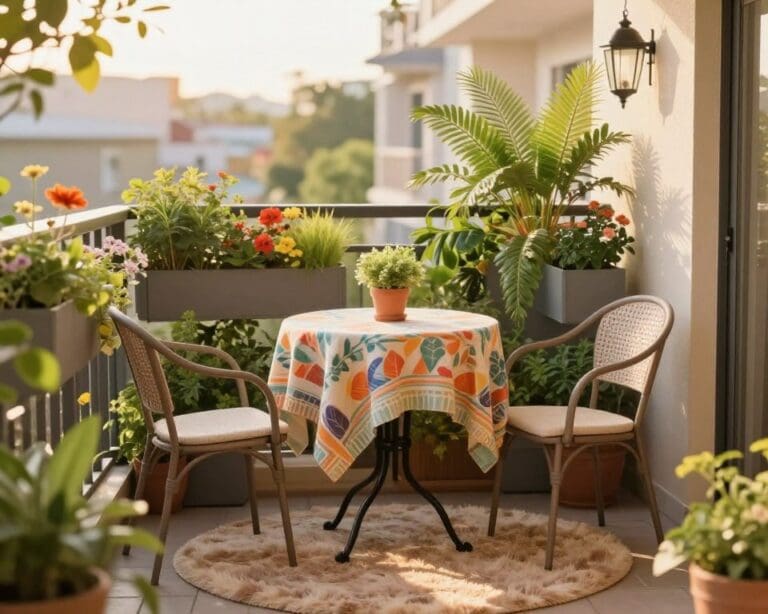 klein balkon inrichten