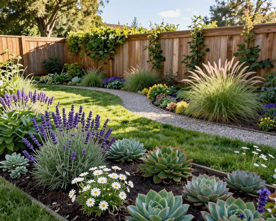 onderhoudsvriendelijke tuin