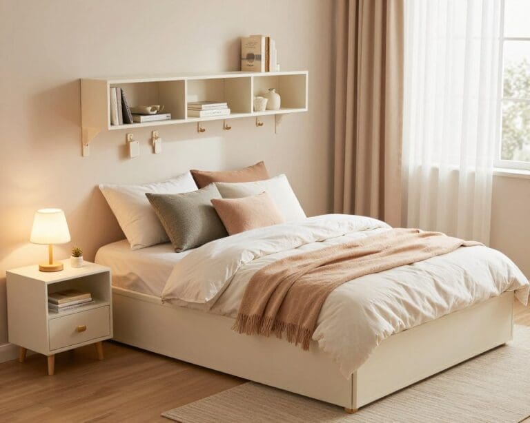 opbergruimte kleine slaapkamer
