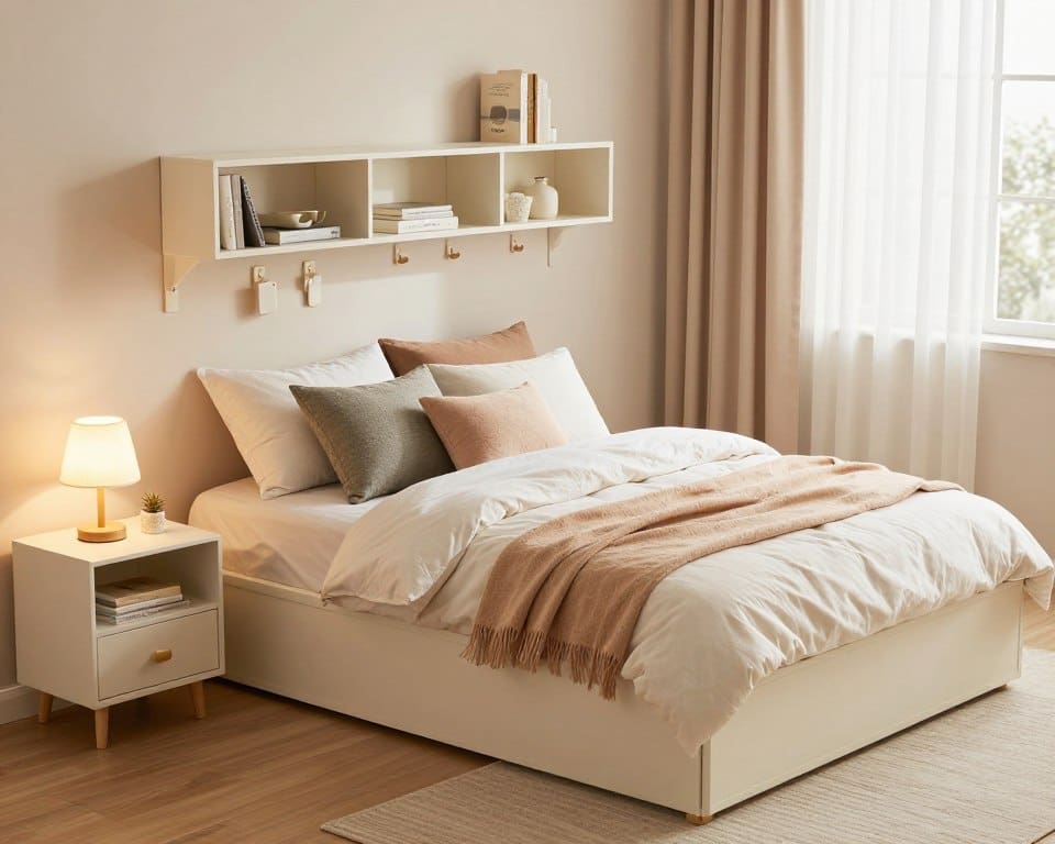 opbergruimte kleine slaapkamer