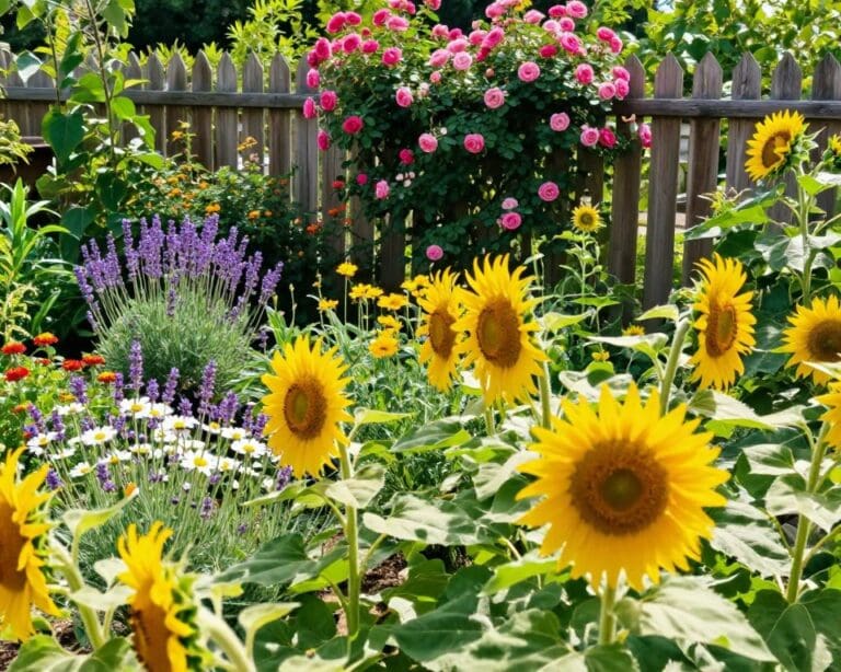 planten zonnige tuin