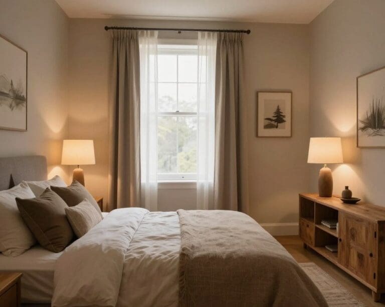 rustige slaapkamer