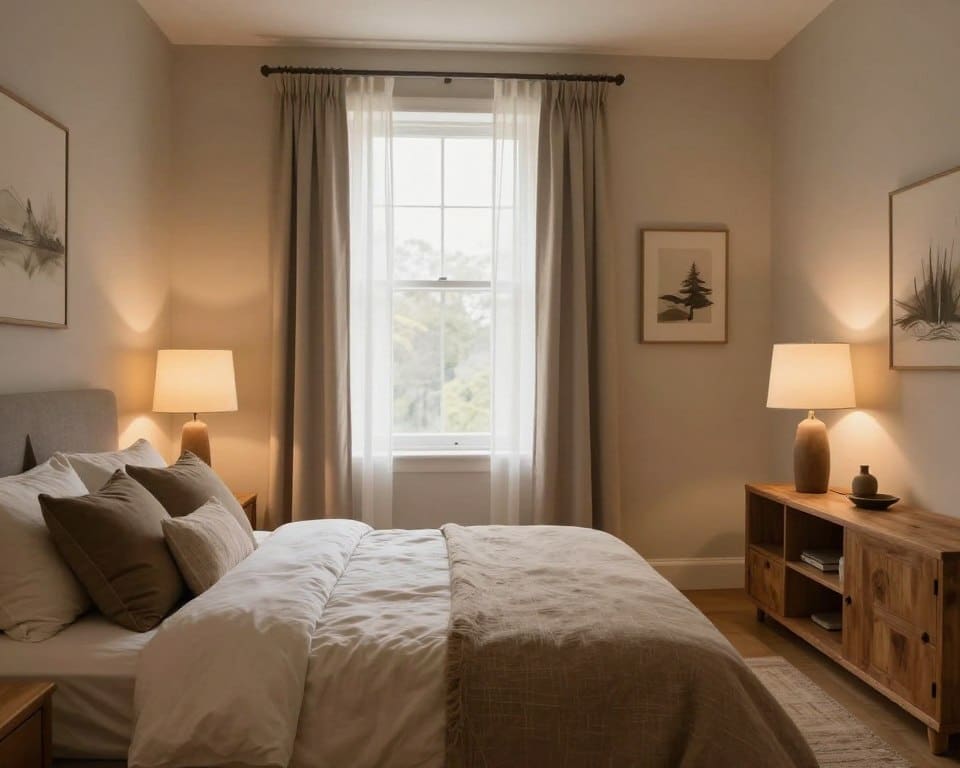 rustige slaapkamer