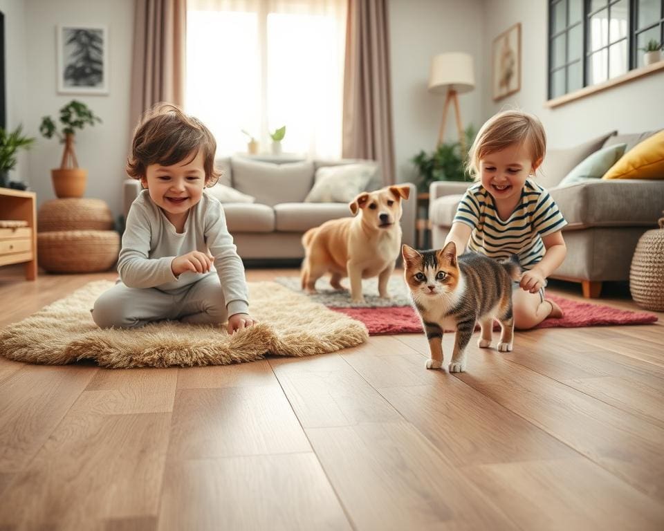 vloer kinderen huisdieren